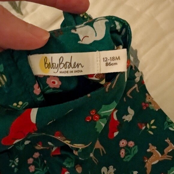 Baby Boden Woodland Romper 12 -18 months - Picture 2 of 4